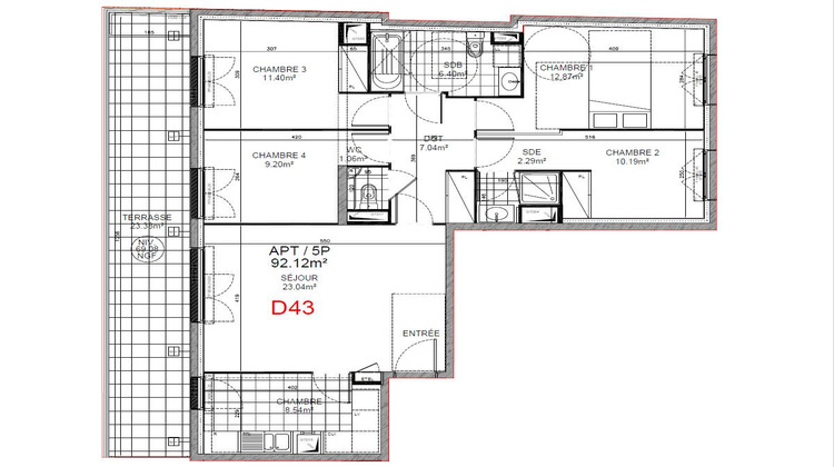 Ma-Cabane - Location Appartement NOISY-LE-SEC, 92 m²