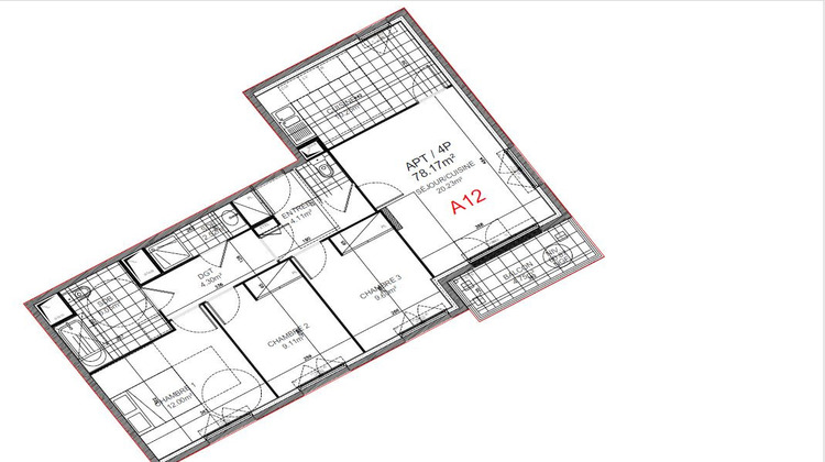 Ma-Cabane - Location Appartement NOISY-LE-SEC, 78 m²