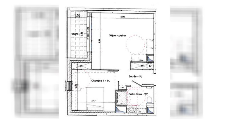 Ma-Cabane - Location Appartement NOYAL-CHATILLON-SUR-SEICHE, 44 m²