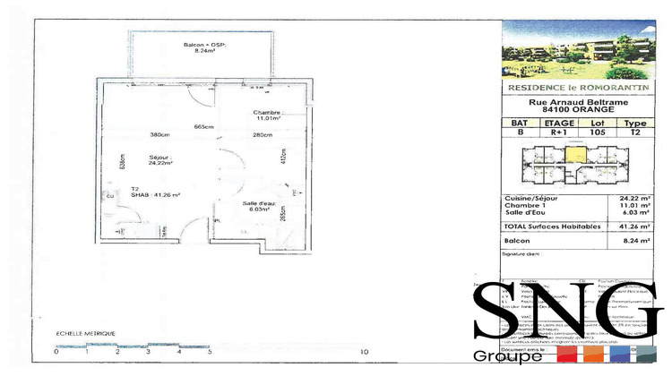 Ma-Cabane - Location Appartement Orange, 41 m²