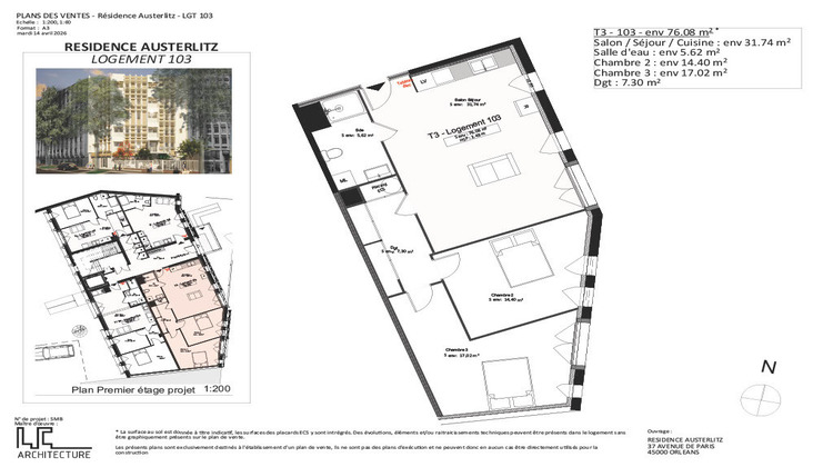Ma-Cabane - Location Appartement ORLEANS, 78 m²
