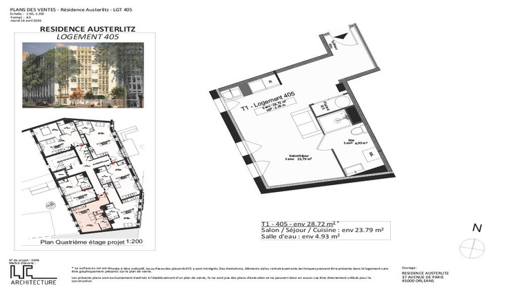Ma-Cabane - Location Appartement ORLEANS, 30 m²