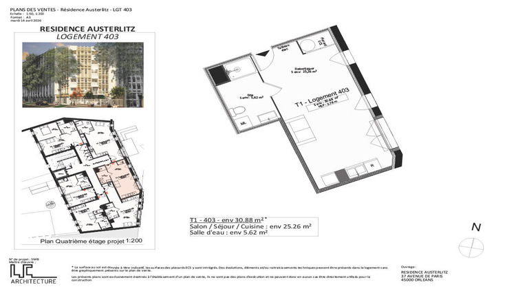 Ma-Cabane - Location Appartement ORLEANS, 32 m²