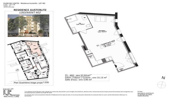Ma-Cabane - Location Appartement ORLEANS, 36 m²