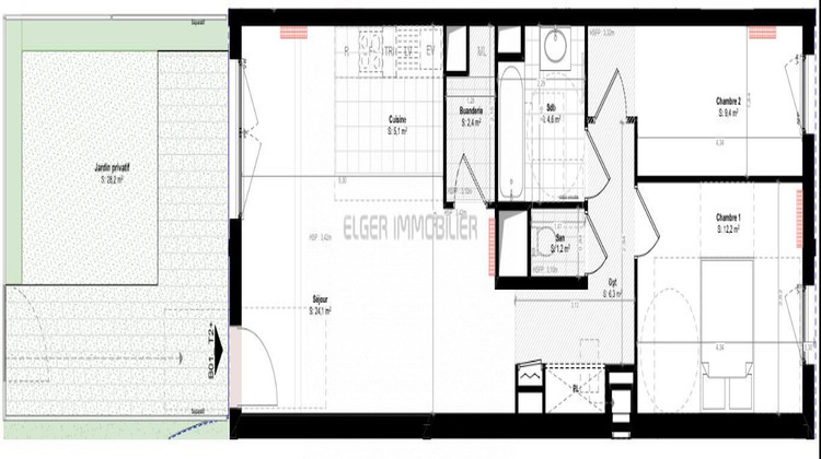 Ma-Cabane - Location Appartement Orly, 65 m²