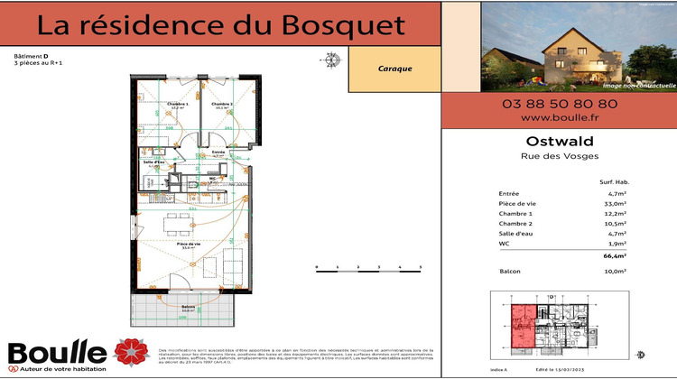 Ma-Cabane - Location Appartement Ostwald, 66 m²