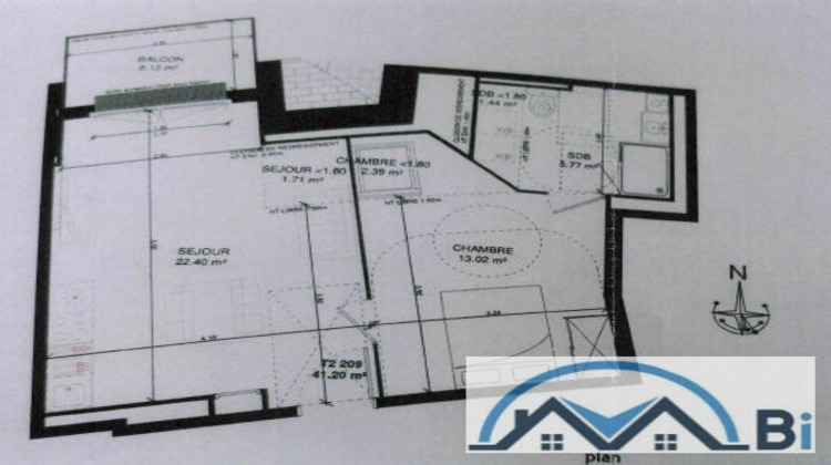 Ma-Cabane - Location Appartement OUISTREHAM, 41 m²