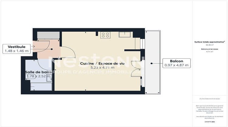 Ma-Cabane - Location Appartement PARIS 19, 31 m²