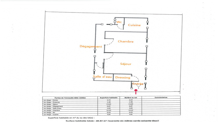 Ma-Cabane - Location Appartement Paris, 46 m²