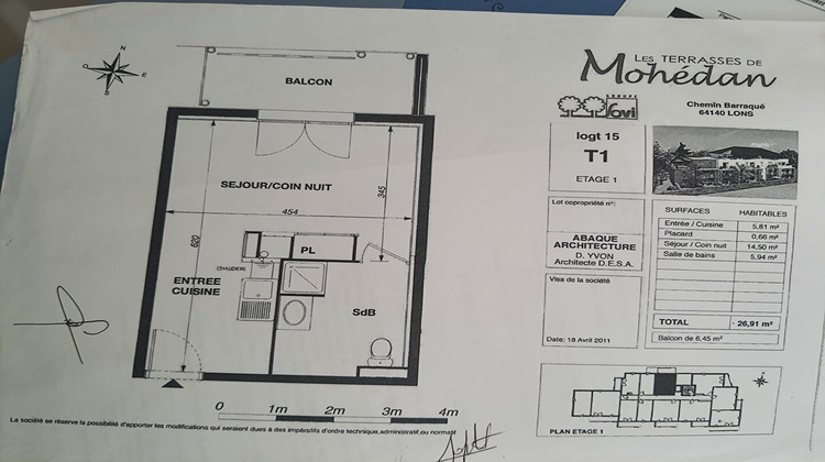 Ma-Cabane - Location Appartement PAU, 26 m²
