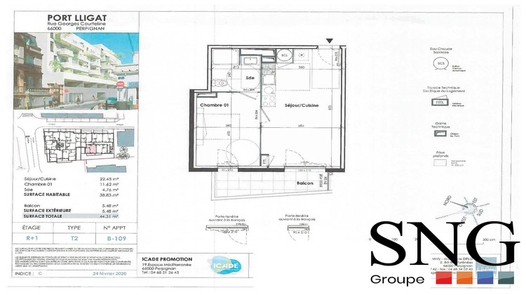 Ma-Cabane - Location Appartement Perpignan, 38 m²