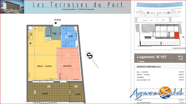 Ma-Cabane - Location Appartement Port-la-Nouvelle, 43 m²