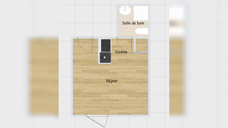 Ma-Cabane - Location Appartement QUIMPER, 17 m²