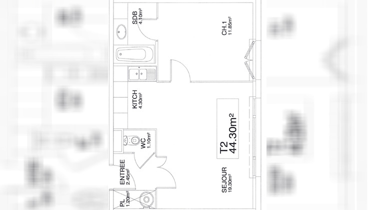 Ma-Cabane - Location Appartement Reims, 44 m²