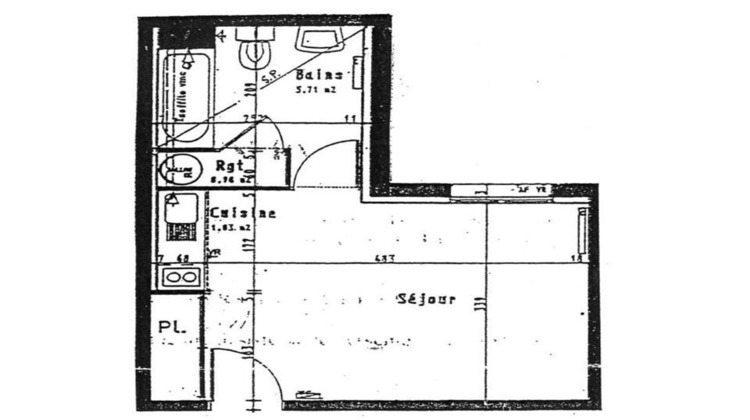 Ma-Cabane - Location Appartement Reims, 26 m²