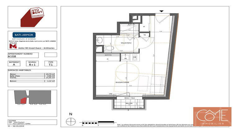 Ma-Cabane - Location Appartement RENNES, 25 m²