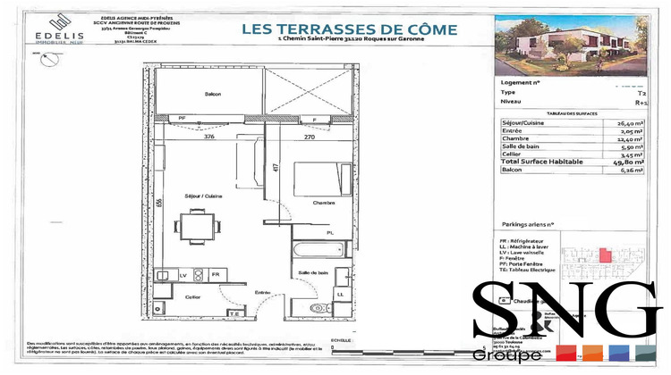 Ma-Cabane - Location Appartement Roques, 49 m²