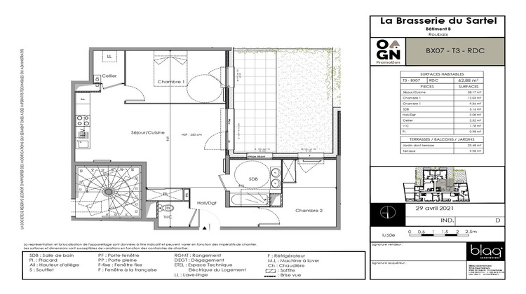 Ma-Cabane - Location Appartement Roubaix, 63 m²