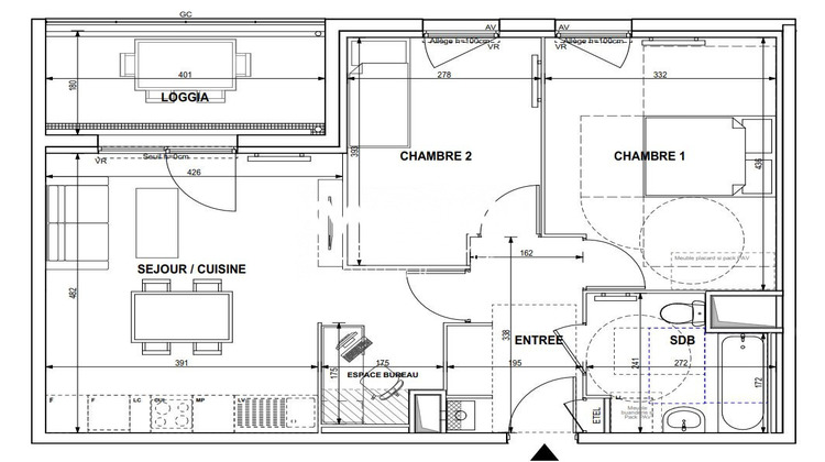Ma-Cabane - Location Appartement Roubaix, 59 m²