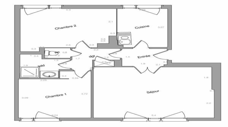 Ma-Cabane - Location Appartement ROUEN, 62 m²