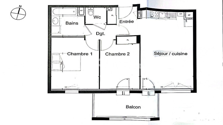 Ma-Cabane - Location Appartement Saint-Étienne, 63 m²