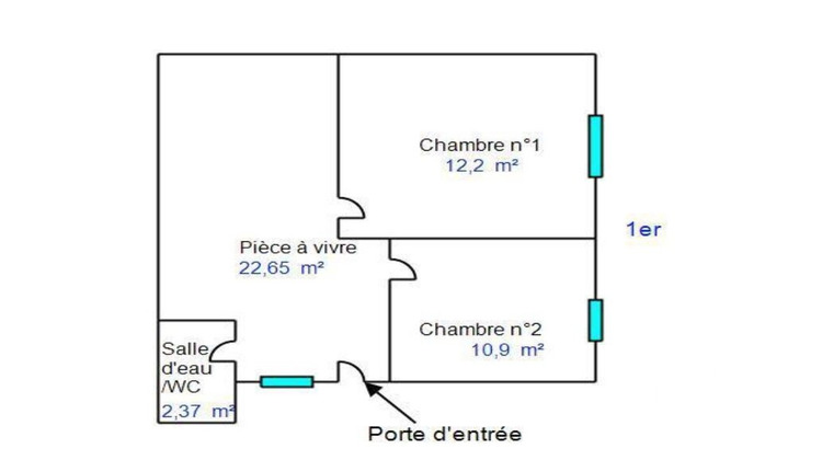 Ma-Cabane - Location Appartement Saint-Étienne, 48 m²