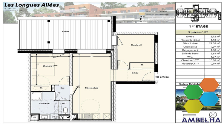 Ma-Cabane - Location Appartement Saint-Jean-de-Braye, 55 m²