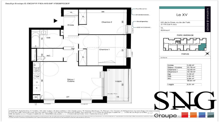 Ma-Cabane - Location Appartement Saint-Jory, 58 m²
