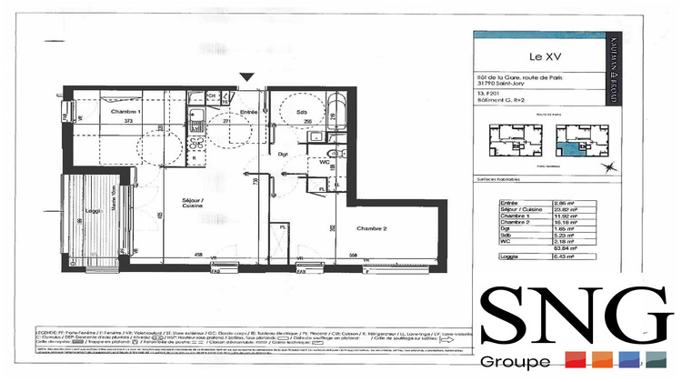 Ma-Cabane - Location Appartement Saint-Jory, 63 m²