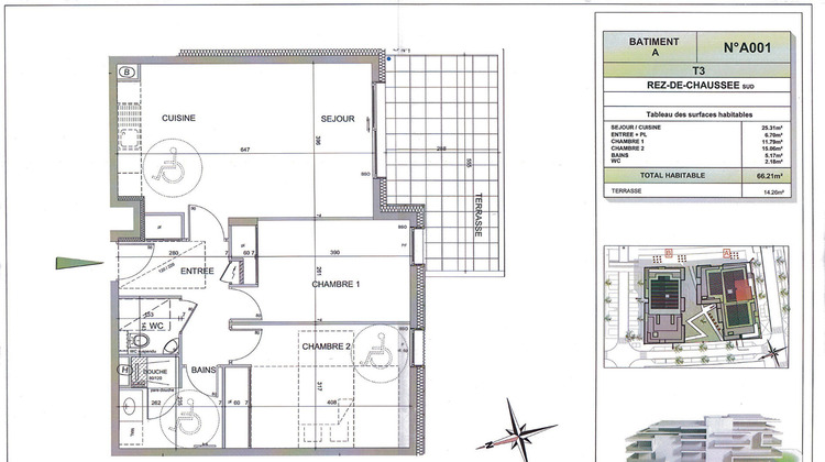 Ma-Cabane - Location Appartement SAINT-JULIEN-EN-GENEVOIS, 66 m²