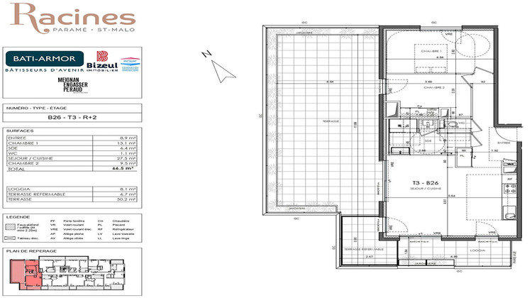 Ma-Cabane - Location Appartement SAINT-MALO, 66 m²