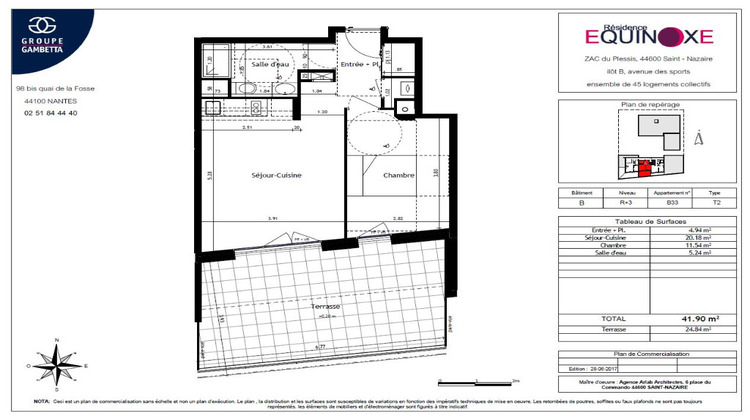 Ma-Cabane - Location Appartement SAINT-NAZAIRE, 41 m²