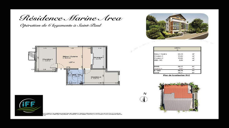 Ma-Cabane - Location Appartement Saint-Paul, 52 m²