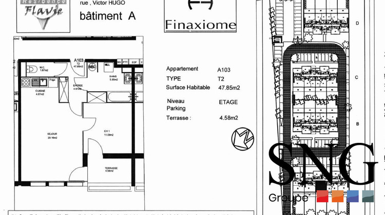 Ma-Cabane - Location Appartement Salouël, 46 m²