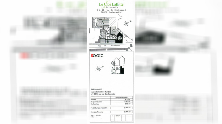 Ma-Cabane - Location Appartement SARTROUVILLE, 25 m²