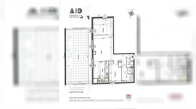 Ma-Cabane - Location Appartement SARZEAU, 68 m²