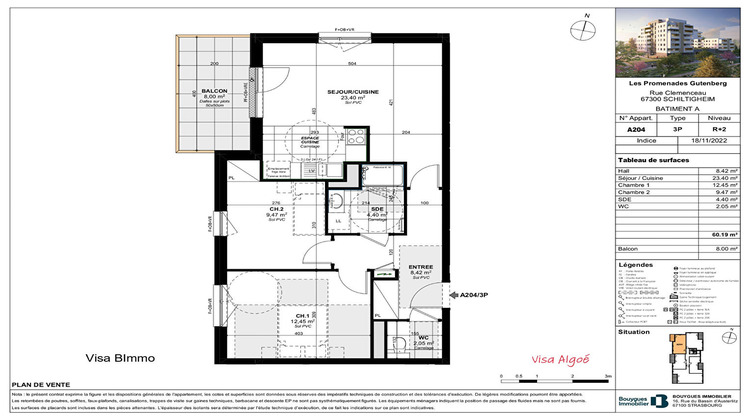 Ma-Cabane - Location Appartement SCHILTIGHEIM, 60 m²