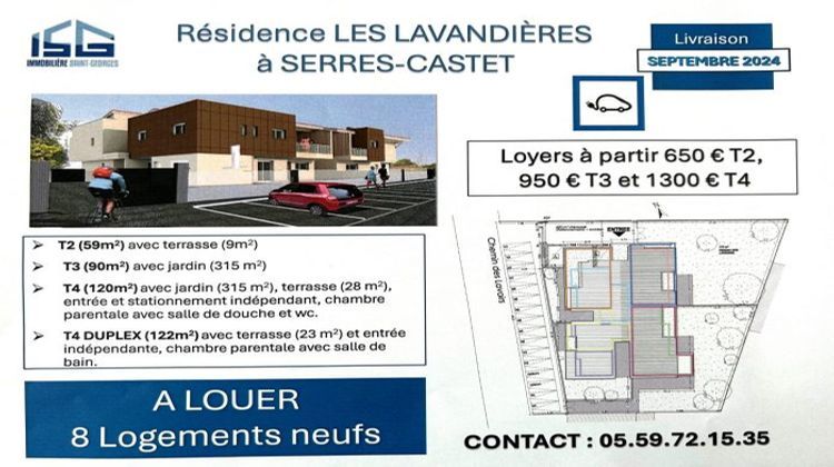 Ma-Cabane - Location Appartement Serres-Castet, 120 m²