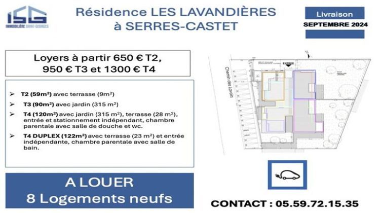 Ma-Cabane - Location Appartement Serres-Castet, 100 m²