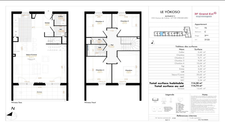 Ma-Cabane - Location Appartement Strasbourg, 114 m²