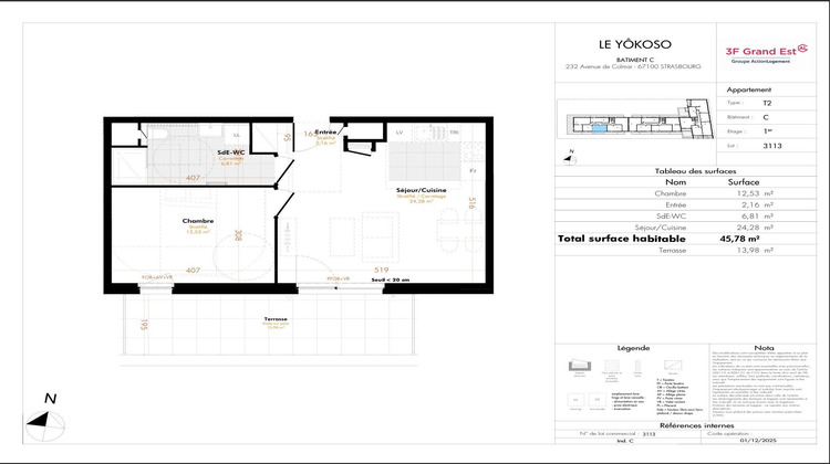 Ma-Cabane - Location Appartement Strasbourg, 45 m²