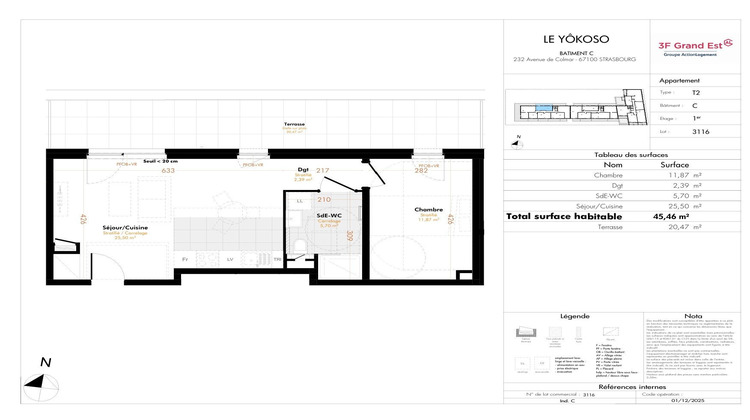 Ma-Cabane - Location Appartement Strasbourg, 45 m²