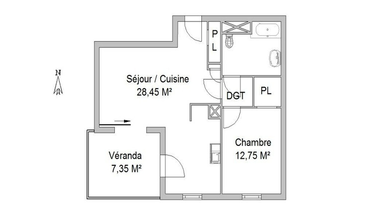 Ma-Cabane - Location Appartement Tassin-la-Demi-Lune, 48 m²