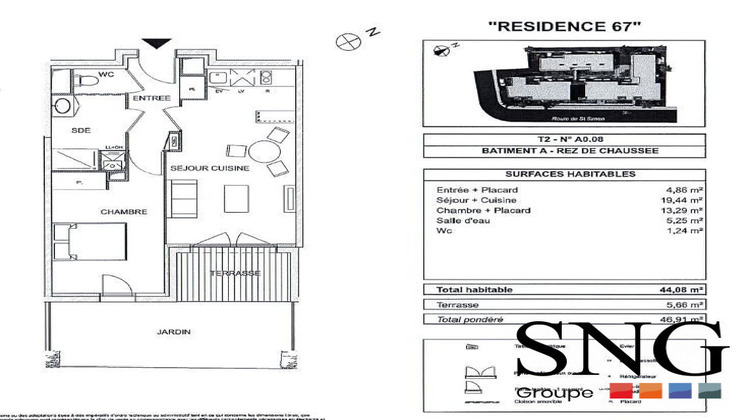 Ma-Cabane - Location Appartement Toulouse, 44 m²