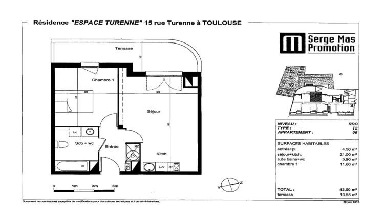 Ma-Cabane - Location Appartement Toulouse, 43 m²