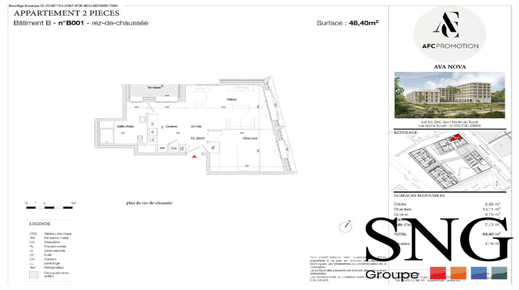 Ma-Cabane - Location Appartement Toulouse, 48 m²