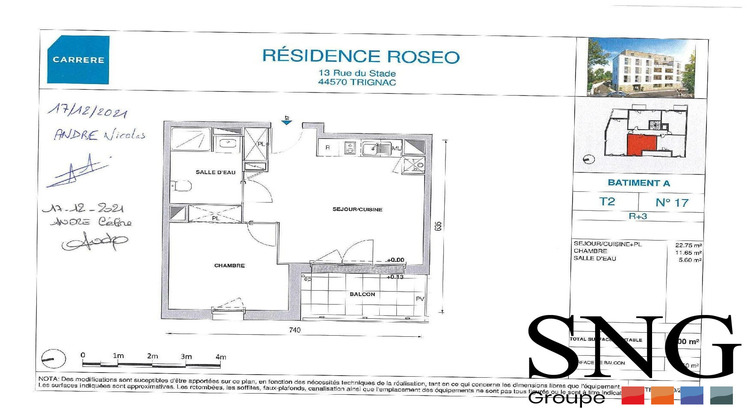 Ma-Cabane - Location Appartement Trignac, 40 m²