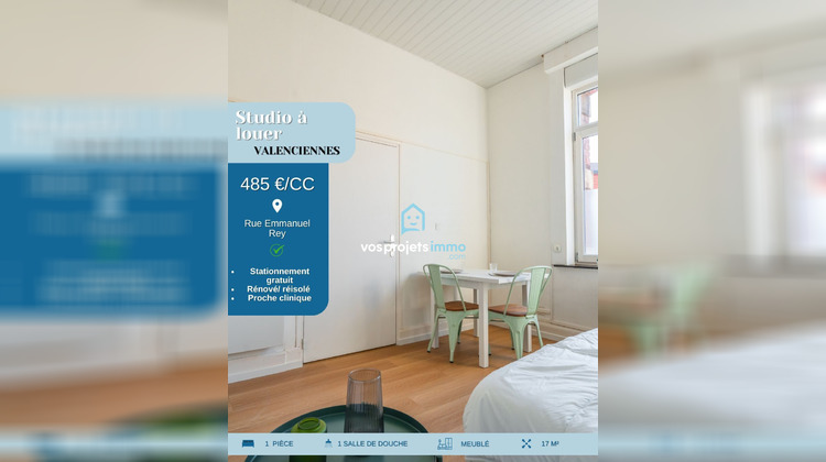 Ma-Cabane - Location Appartement Valenciennes, 17 m²