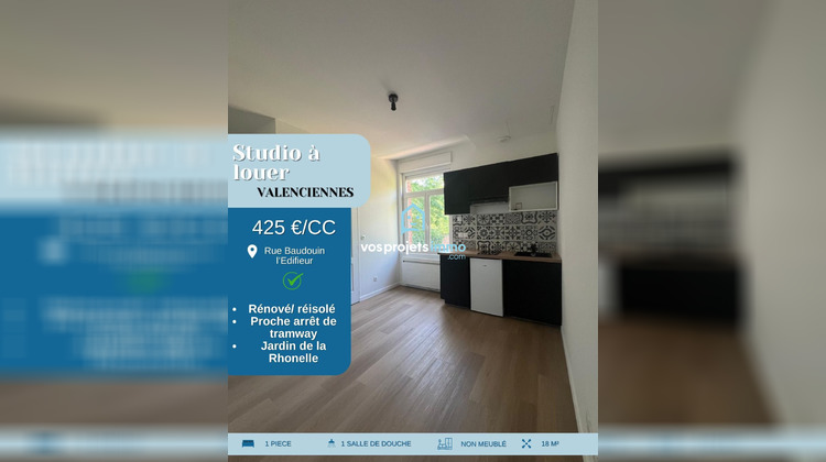 Ma-Cabane - Location Appartement Valenciennes, 17 m²