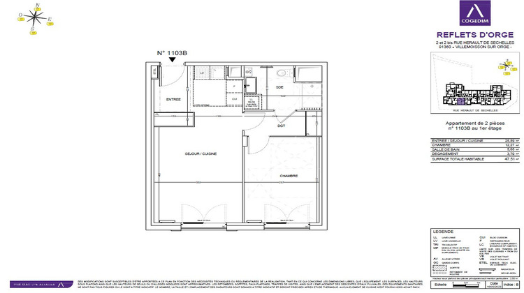 Ma-Cabane - Location Appartement VILLEMOISSON-SUR-ORGE, 47 m²